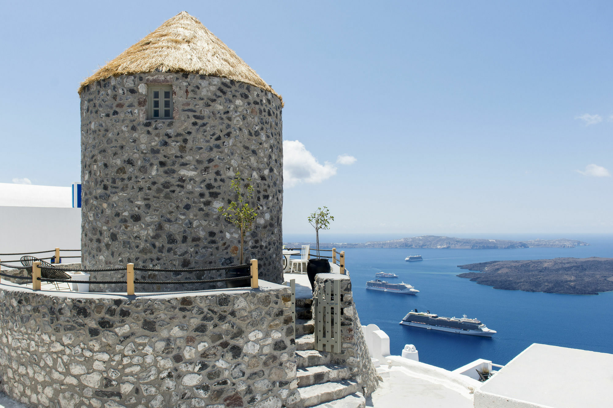 Windmill Villa Imerovigli  Luaran gambar