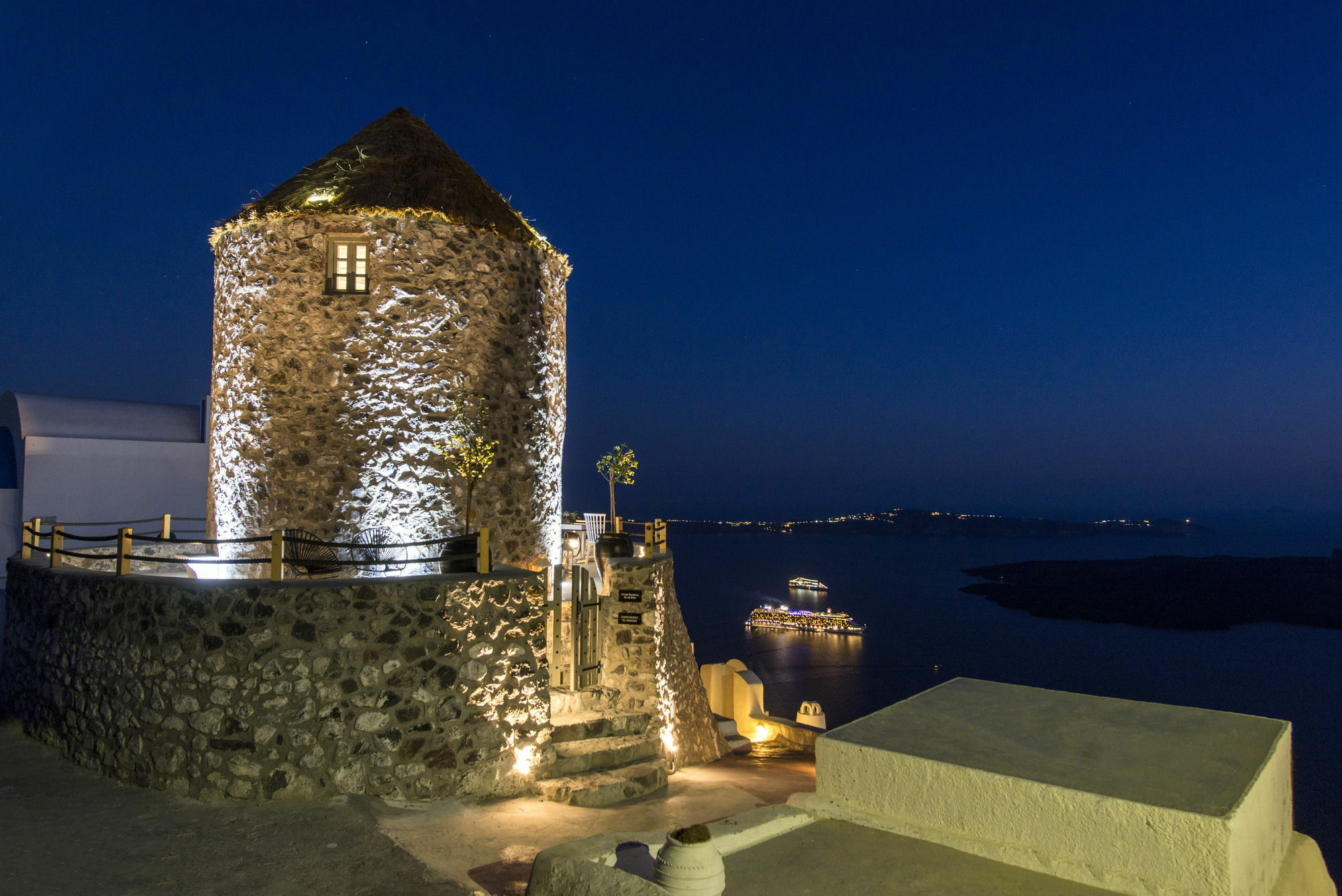 Windmill Villa Imerovigli  Luaran gambar